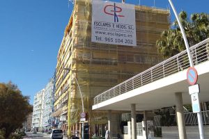 Rehabilitación de fachada edificio Dalí Benidorm