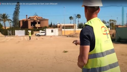 inicio construcción guardería Sant Joan d'Alacant